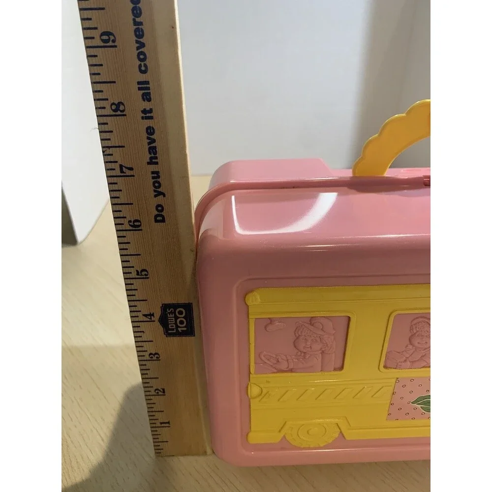 Mattel 1996 Cabbage Patch Kid Case Travel Nursery Mini Doll School Bus